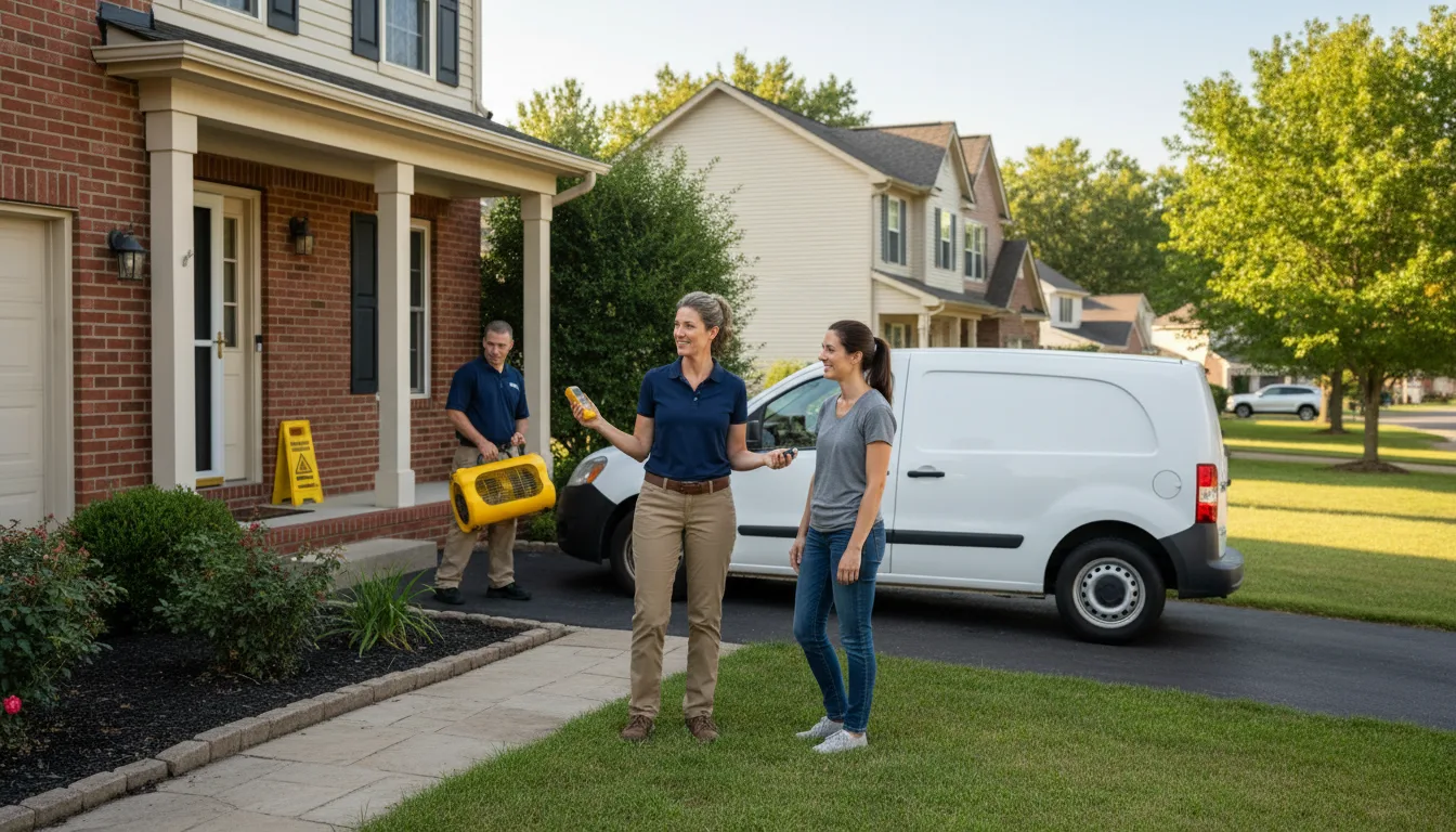 Water restoration image for Flood Water Cleanup, Removal And Restoration Services in Bascom, OH